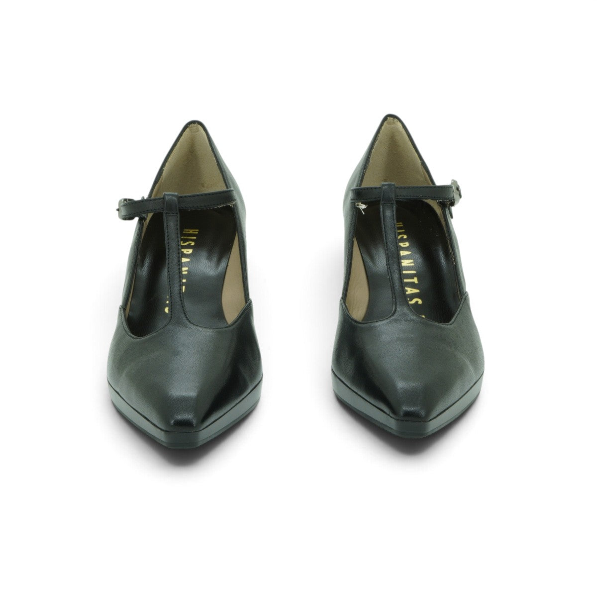 Hispanitas Mary Jane Court Shoe in Warm Taupe