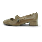Hispanitas Mary Jane Court Shoe in Warm Taupe