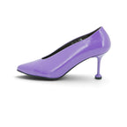 Vavoulas Violet Purple Patent Leather Pointed-Toe Spool Stiletto Court Pump | 2026VAV28