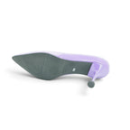 Vavoulas Violet Purple Patent Leather Pointed-Toe Spool Stiletto Court Pump | 2026VAV28