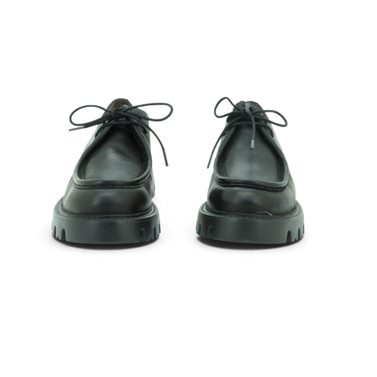 Wonders Lace-up Derby in Black Leather