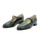 Wonders Mary Jane Flat in Black Patent Leather