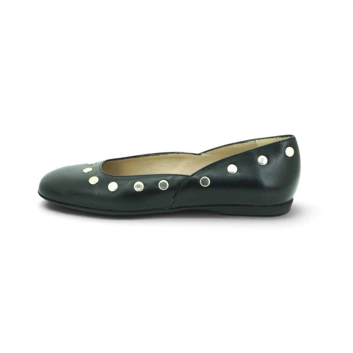 Wonders Ballet Flat in Dark Grey