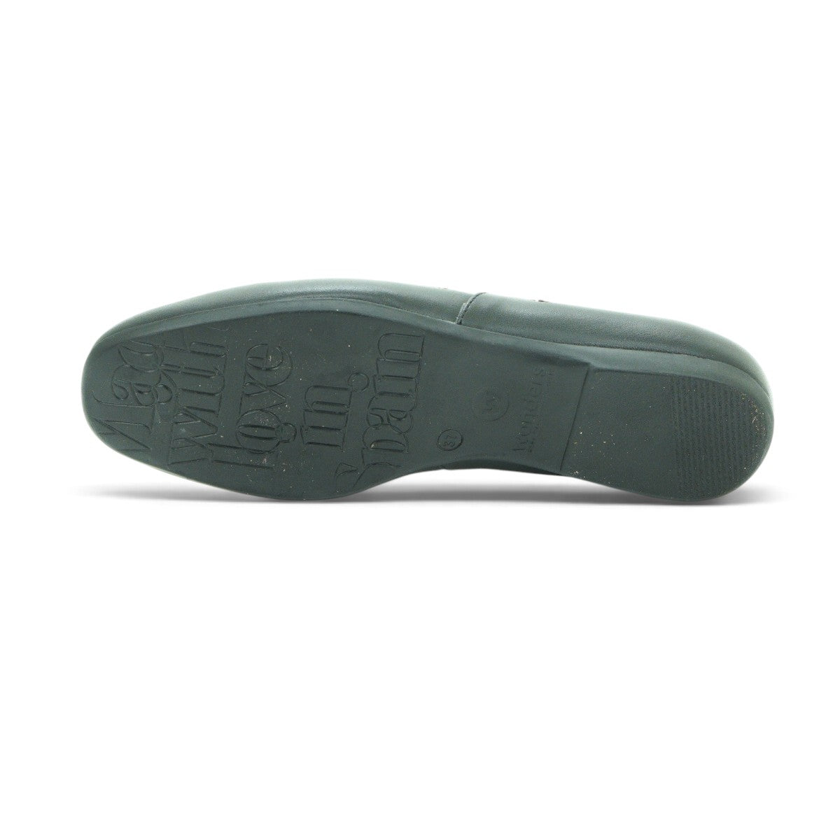 Wonders Ballet Flat in Dark Grey