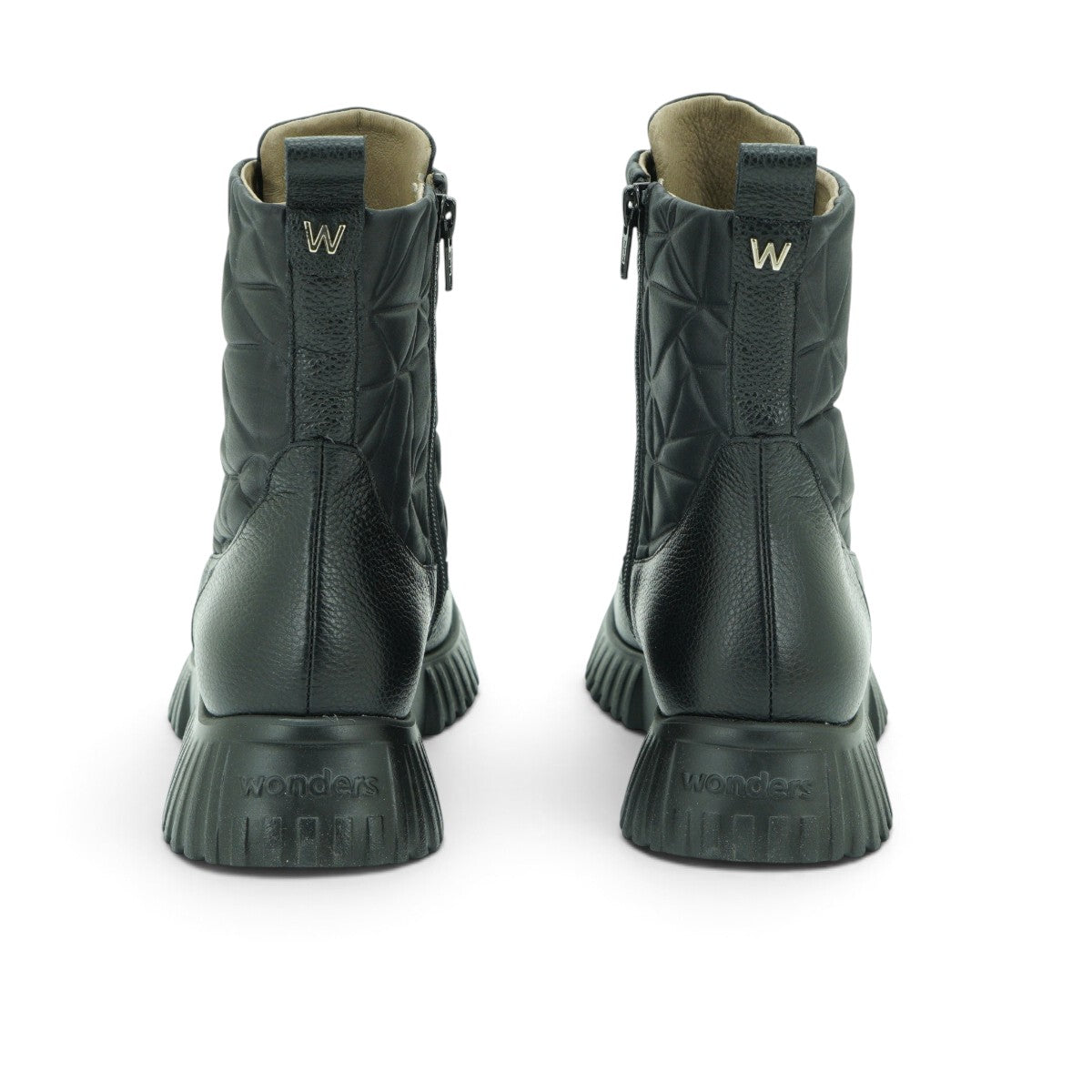 Wonders Lace-up Combat Boot