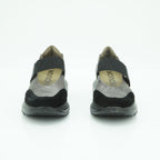 Wonders Elastic Strap Sneaker in All-black