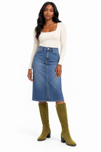 Wonders Knee-high Suede Boot