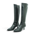 Wonders Knee-high Kitten Heel Boot