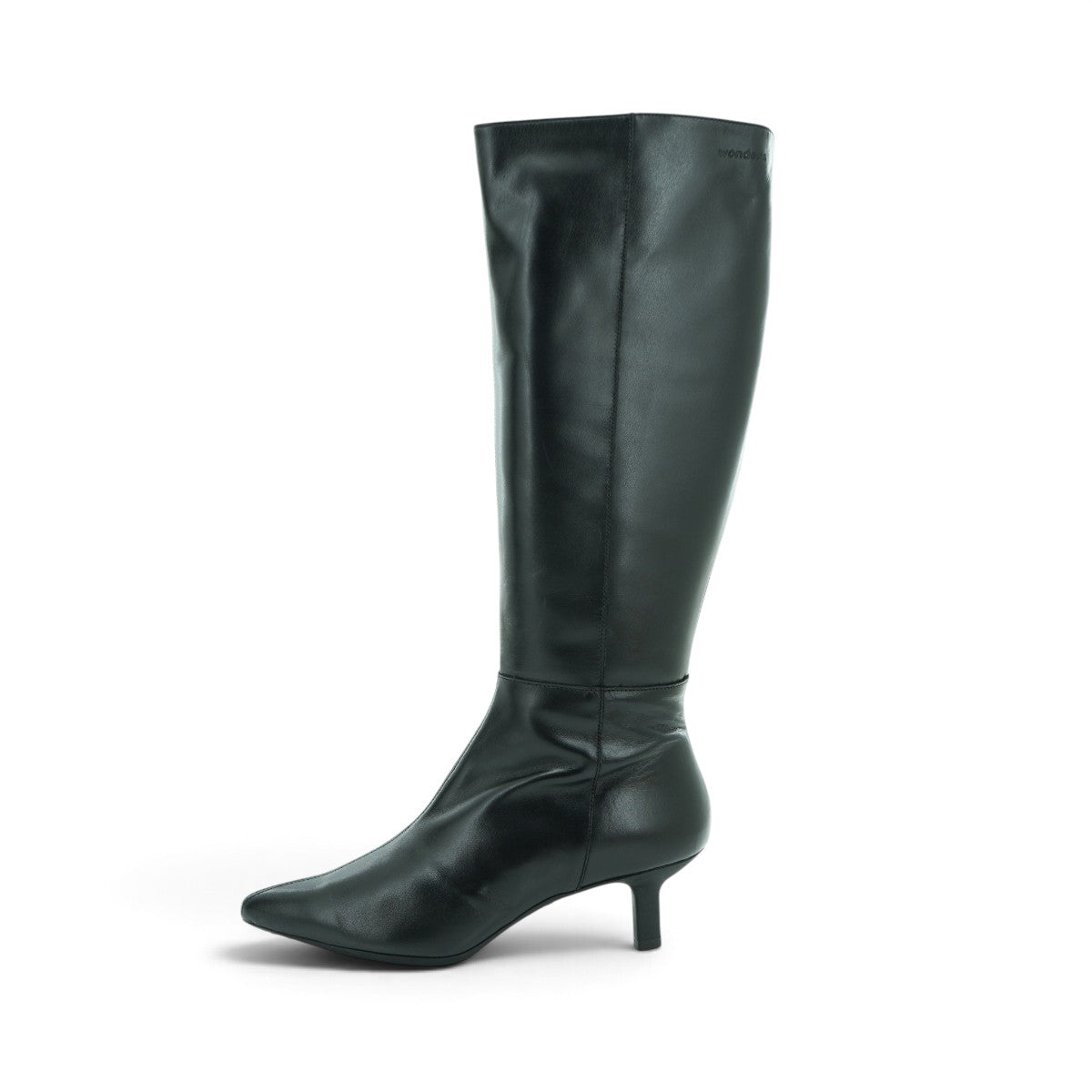 Wonders Knee-high Kitten Heel Boot