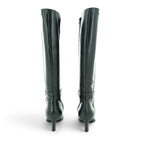 Wonders Knee-high Kitten Heel Boot