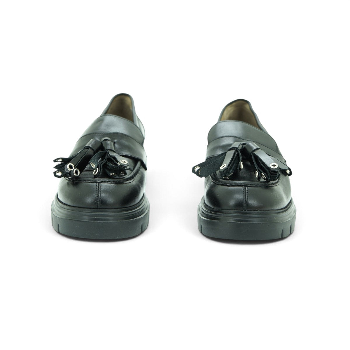 Wonders Tassel Loafer in Black