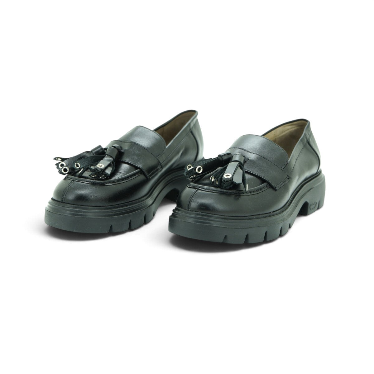 Wonders Tassel Loafer in Black