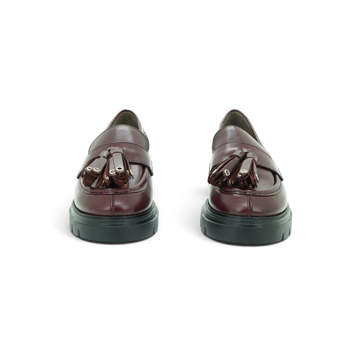 Wonders Tassel Loafer in Deep Burgundy