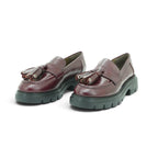Wonders Tassel Loafer in Deep Burgundy