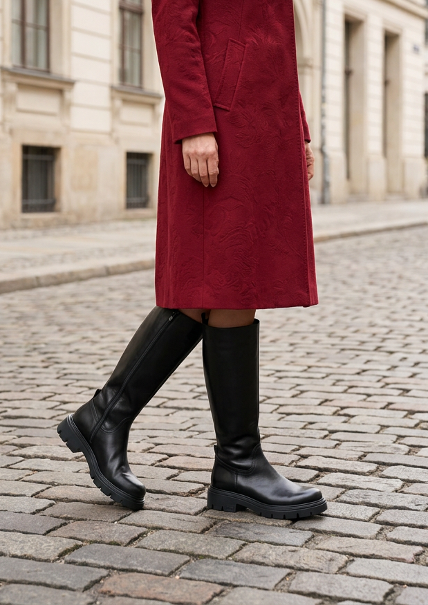Wonders Full-length Leather Boot