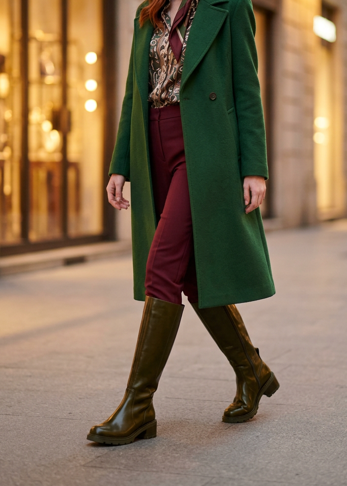 Wonders Stunning Brown Leather Boot