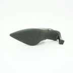 Hispanitas Black Leather Pointed-Toe Slingback Mid Heel | HV264877