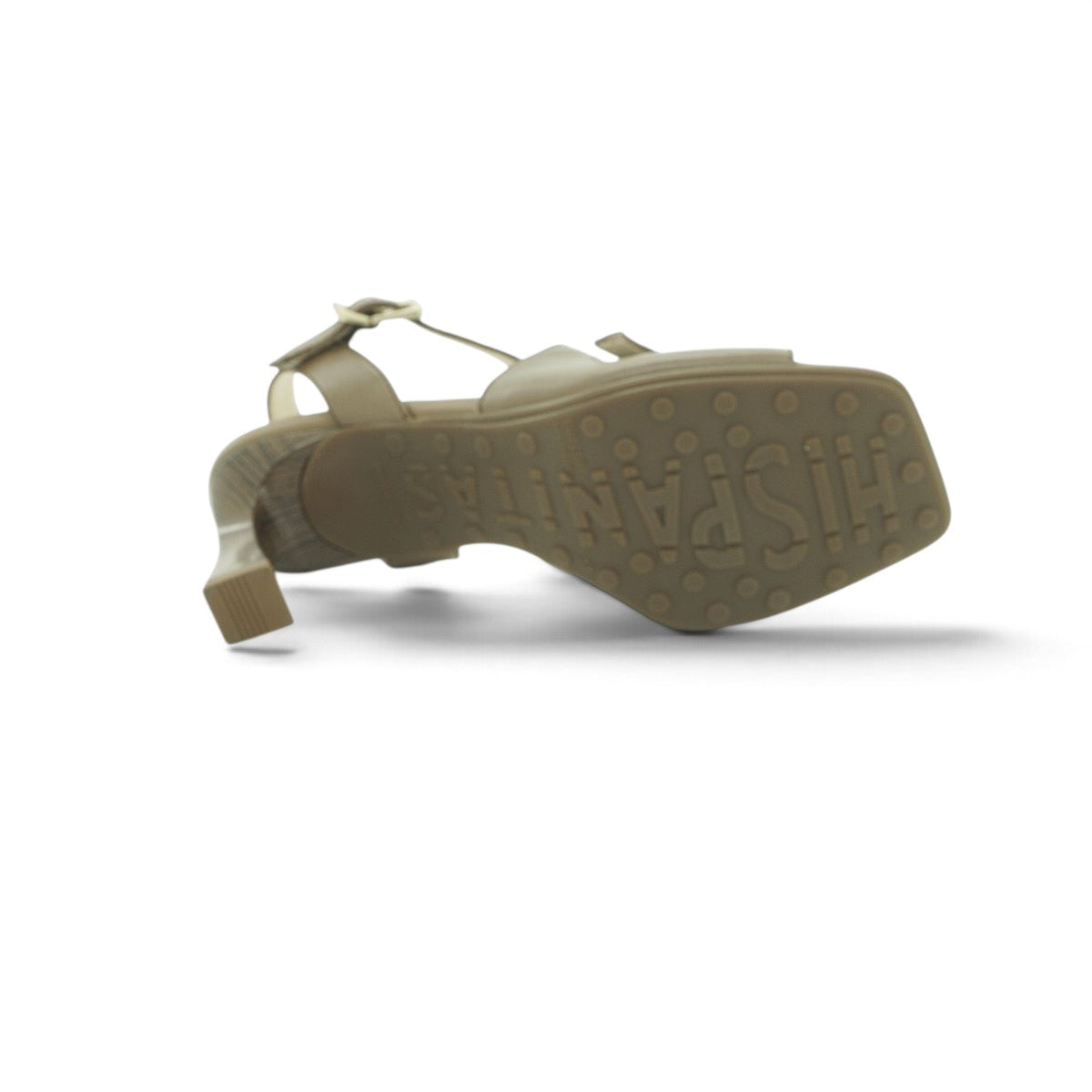 Hispanitas Taupe Leather Cross-Strap Slingback Sandal | HV264814