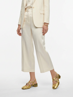 Hispanitas Gold Metallic Leather Double-Strap Slingback | HV264835