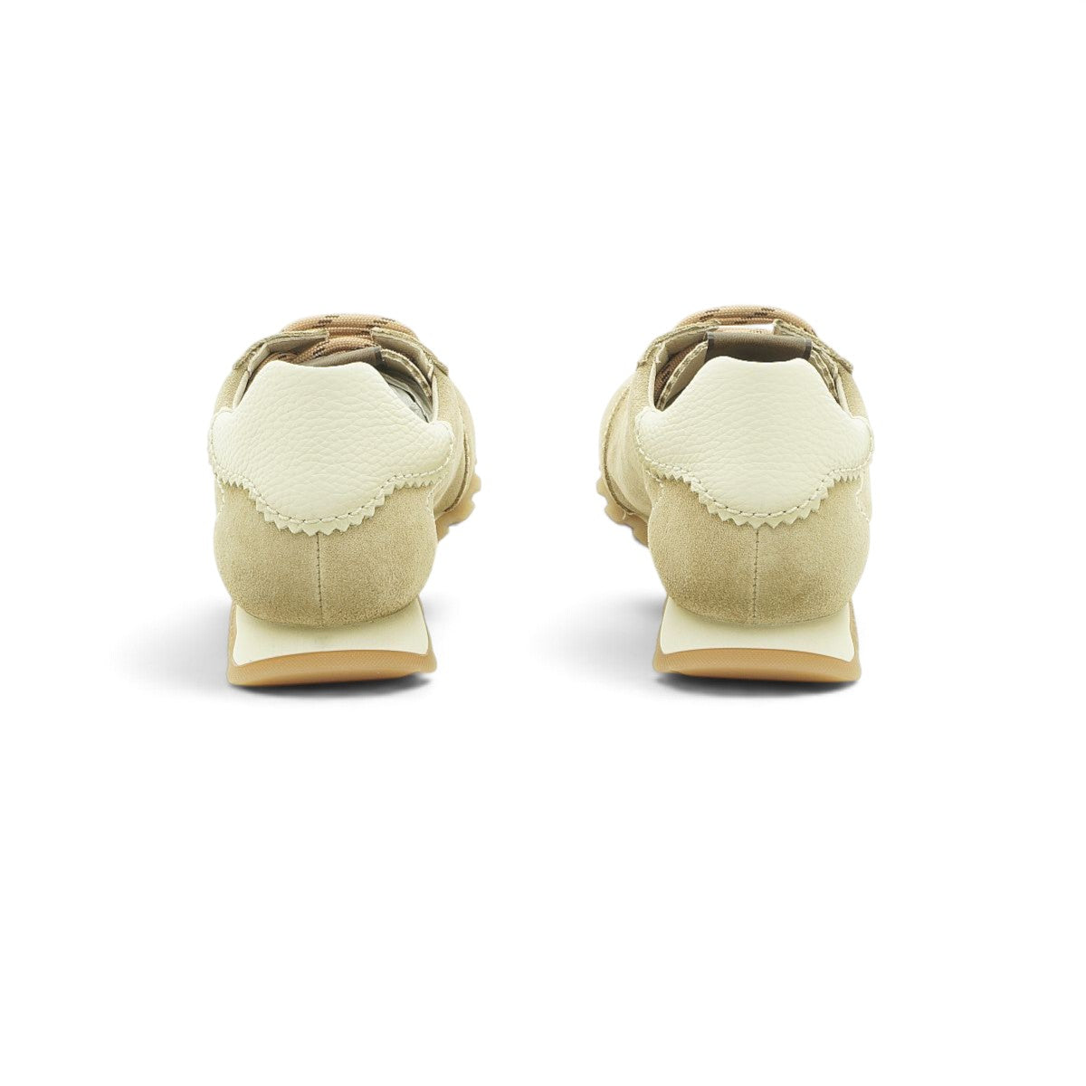 Hispanitas Sand Suede Retro Lace-Up Trainer | HV264502