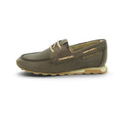 Hispanitas Khaki Leather Boat Shoe | HV264603