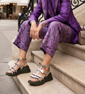 Hispanitas Silver Gladiator Platform Sandal | HV264870