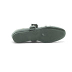 Luisa Barcelos Black Leather Embellished Mary Jane Flat | 14020021