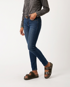 Yokono Espresso Nubuck Western Buckle Double-Strap Cork Flat Slide | TUNEZ-253