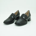 Hispanitas Pointed Toe Court Shoe in Smooth Black