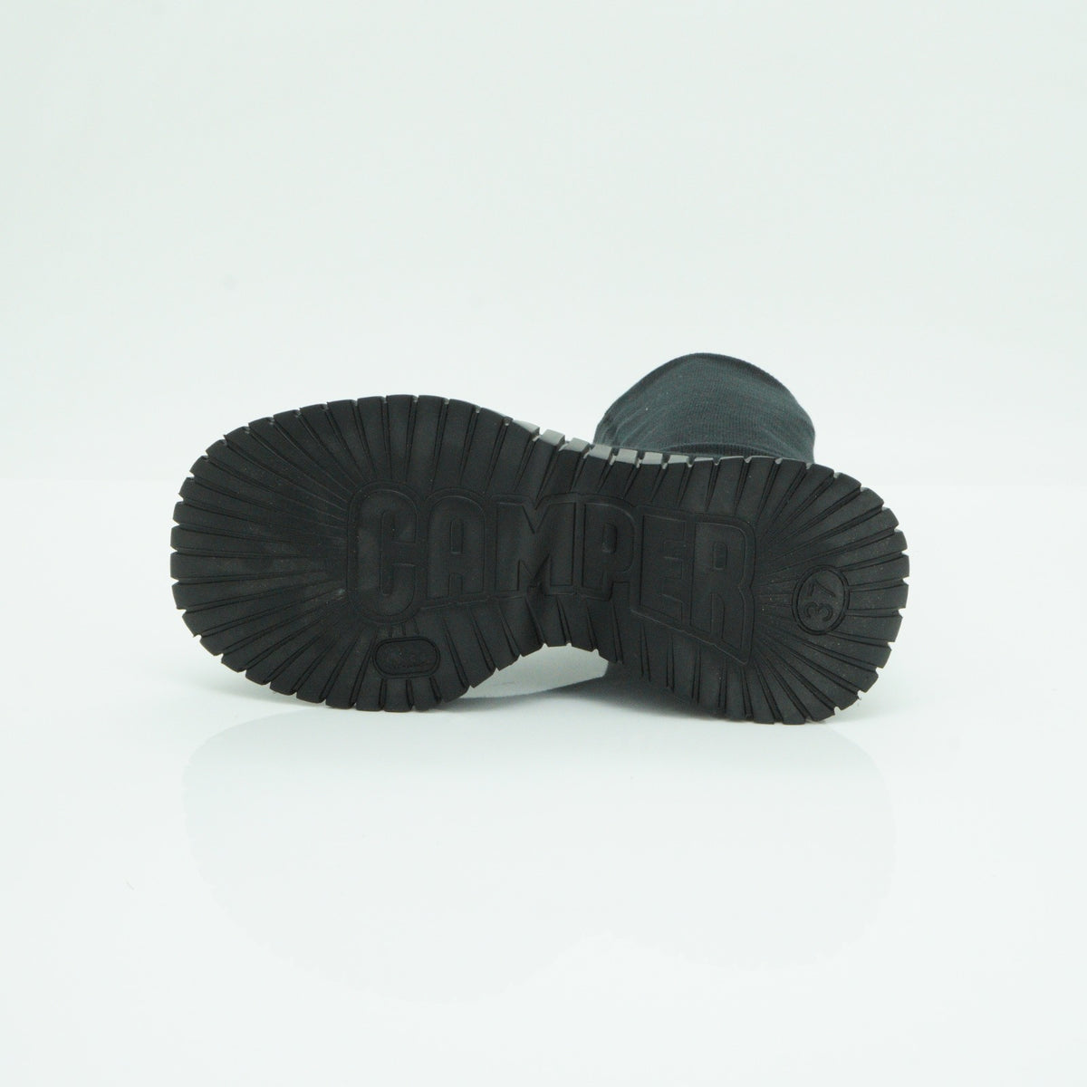 Camper Mid-Calf Boot in Black